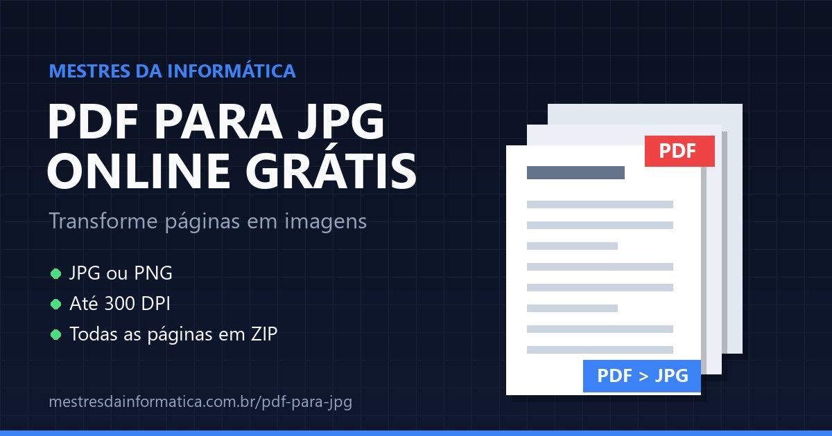 Converter PDF para JPG: PDF para JPG online e grátis
