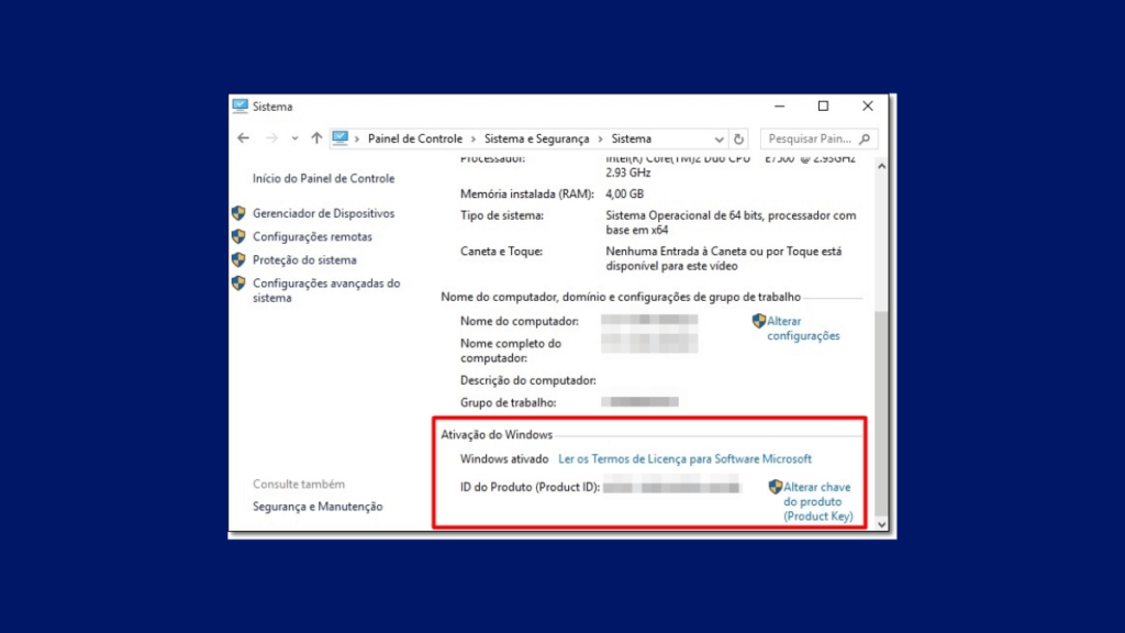 Como ativar o Windows 10 com chave de produto/licença digital/CMD