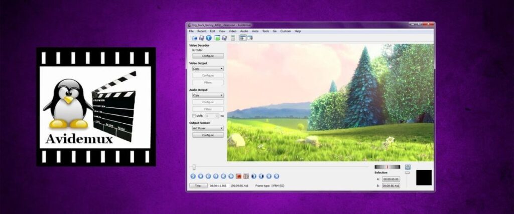 O Avidemux é um editor de vídeo gratuito e de código aberto para Windows, Mac e Linux. Ele é projetado para ser fácil de usar e oferece uma variedade de ferramentas de edição básicas para usuários iniciantes.