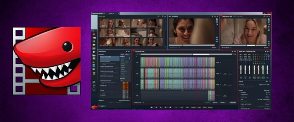 Lightworks é um editor de vídeo gratuito profissional para Windows, Mac e Linux que oferece uma ampla variedade de recursos avançados para edição de vídeo. Ele é desenvolvido pela EditShare e é amplamente utilizado por profissionais de edição de vídeo, cineastas e produtores.