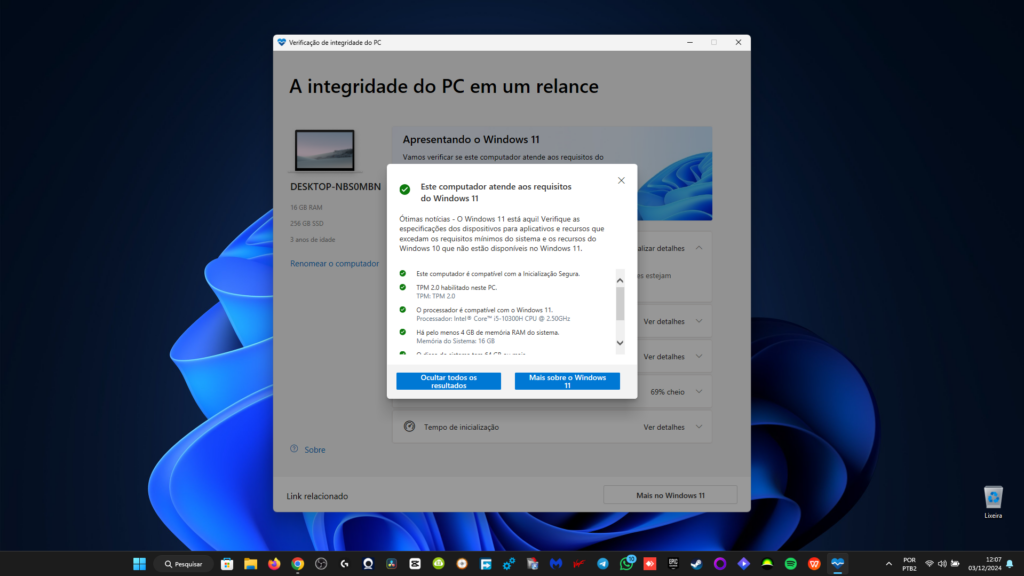 Durante a instalação do Windows 11, há vários requisitos que, por padrão, precisam ser atendidos, como o TPM, o Secure Boot e uma quantidade mínima de RAM. O autounattend.xml contorna esses requisitos com comandos que adicionam exceções no registro do sistema, permitindo que a instalação prossiga mesmo que o hardware não seja oficialmente suportado.