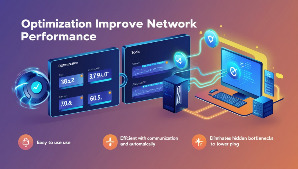 Essas ferramentas automatizam ajustes importantes no sistema, como priorizar pacotes de rede e otimizar configurações TCP/IP, melhorando a performance sem que você precise fazer tudo manualmente. Elas são especialmente úteis para usuários que não têm conhecimento avançado em configurações de rede, permitindo ajustes precisos com apenas alguns cliques e assim baixar o PING.