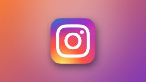 logo do instagram sobre fundo nas cores da marca Y645h
