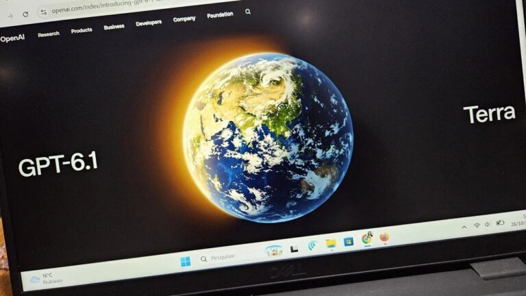 OpenAI lança o GPT-6.1 Terra: modelo mais rápido, 50% mais barato e feito para controlar o PC