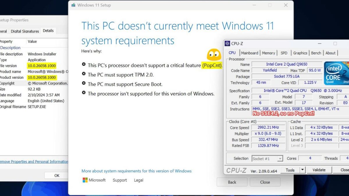 Popcnt no Windows 11: como saber se o seu processador tem a instrução e o que fazer se não tiver