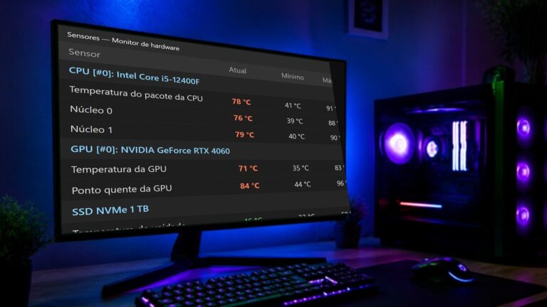 Programa para ver temperatura do PC: os 5 melhores grátis, qual escolher e qual temperatura é normal