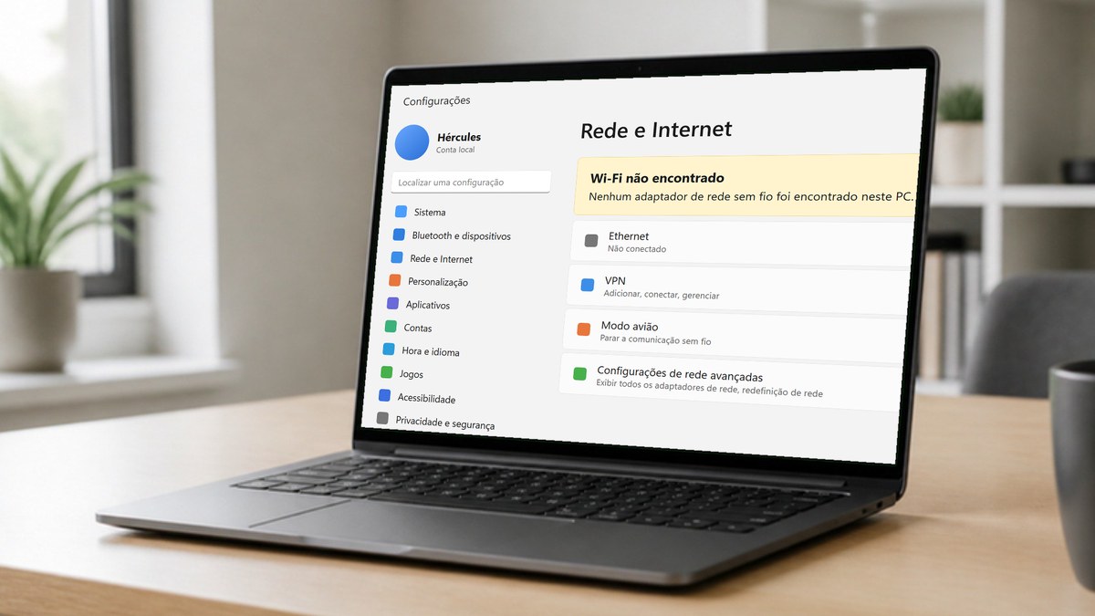 Wi-Fi não aparece no Windows 11? 8 soluções para fazer a rede voltar no notebook e no PC (sem formatar)